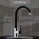 Kitchen mixer Zein Z3353, single -leaf, cartridge ceramics 35 mm, black/chrome