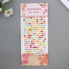 Sticker of rhinestone plastic diameter 0.5 cm 