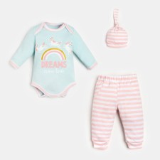 Set: body, pants and hats of crumb I am unicorn height 80-86 cm