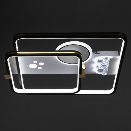 Luer with DPD "Simp" LED 130W black and white 50x50x10 cm Bayerlux-4