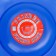 Flying saucer "curly" dark blue, 20 cm