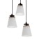 Economic light "Adelaide" 3x40W E27 Black/White 32x32x90 (20) cm