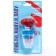 Nibbler “I love mom and dad”, with silicone mesh, turquoise/white color