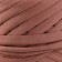 Knitted yarn set No. 9, 4x30 m/100 g, width 7-9 mm (cocoa, yellow, orange, kiwi)
