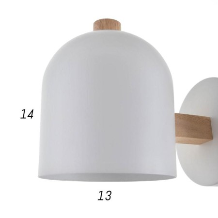 Bra 1668/1wt E27 40W white 18x13x16 cm-5