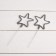 Bengal lights, 2 pieces, curly, "stars"