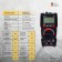 Multimeter Deli DL334302 102977, LCD display, AC/DC, 0.2 - 600 V