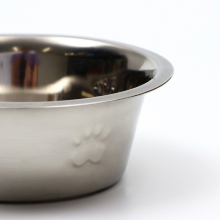 A set of 2 relief bowls on a stand, 2 x 450 ml-3