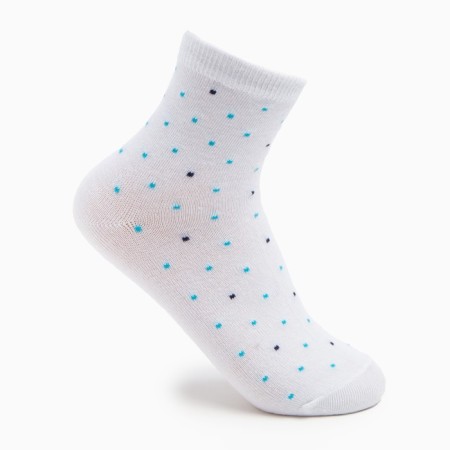 Women's socks, white color, size 23-25