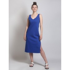 Female dress, size 44, cornflower color