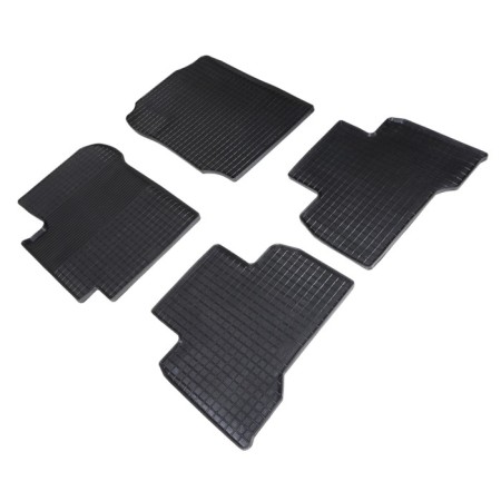 Rubber rugs ’grid’ for Suzuki Grand Vitara III 5 doors, 2005-
