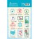 Paper stickers "Gift brands", 11 x 18 cm, New Year