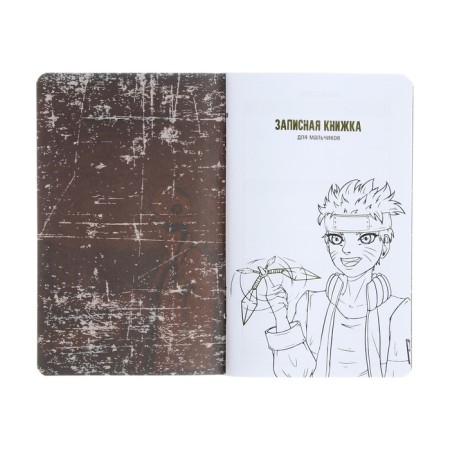 Notebook for boys A5, 56 sheets, "In the distance", cardboard cover, lamination "SOFT-Tach", selective varnish, OFSET 65G/m2 unit-2