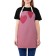 Apron of a kitchen with a photo print "Decoration of hearts", adjustable, size OS