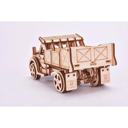 Mechanical 3D puzzle made of wood "Truck-Substand"-6