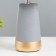 Helpers "Adrien" E14 40W gray-gold 23x23x40 cm Risalux