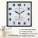 Watching clock, interior: kitchen, "cafe in Marseille", 30 x 30 cm