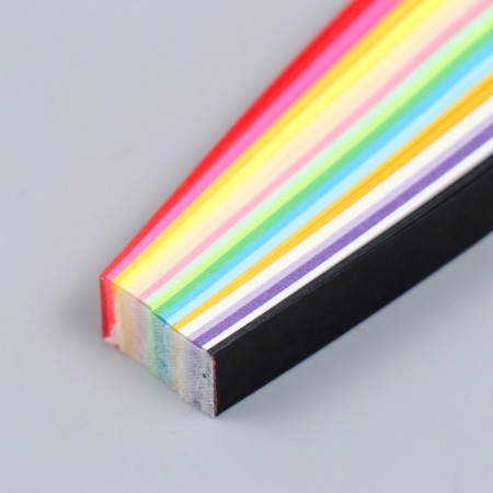 Strips for quilling 180 strips density 120 g "color" width 1 cm length 54 cm-1