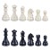 Chess figures tournament leap, plastic, King H-9.5 cm, paw of H-5 cm, 32 pcs