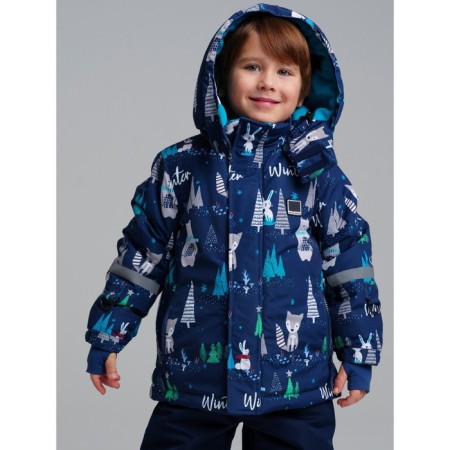 Winter jacket for a boy PlayTode, height 110 cm-1