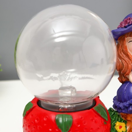 Plasma ball "Girl with strawberry" 14x9x16 cm Risalux-5