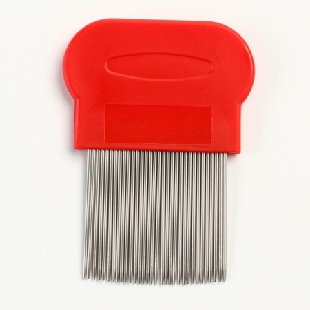 Comb-hats with long teeth, 8 x 5.5 cm, red-1