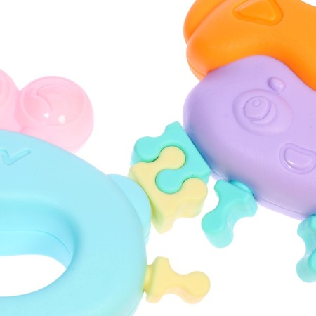 A set of teething for teeth "Funny animals", 4 pcs.-8