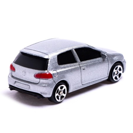 Metal Metal Volkswagen Golf GTI, 1:64, silver color-2