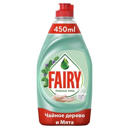 Fairy washing tool "Tea wood and mint", 450 ml