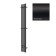 Terminus quatro electric heated towel rail "Circle", 1600x218 mm, Black Muars