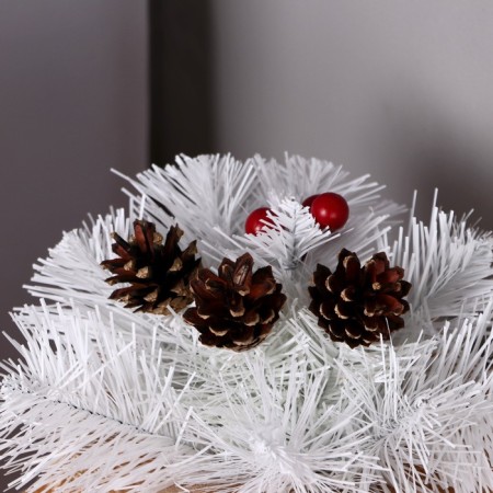 New Year's composition "Scandinavia premium" bumps+berries 20 cm-1
