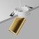 Technical C048Cl-U-1wmg, 1xGU10, 10W, 5.2x5.2x12.3 cm, white and matte gold.