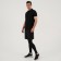 T -shirt Polo Male Sports, size m (48), black color