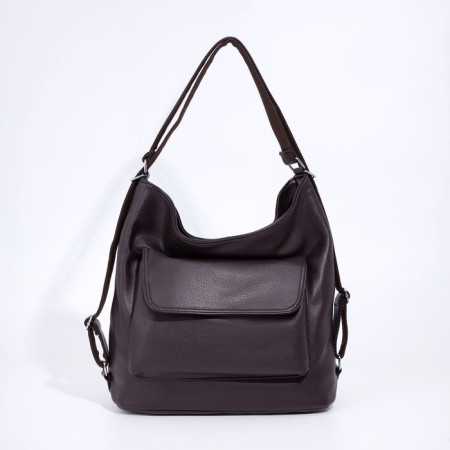 Love bag with lightning, brown color