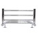 Water towel "Sanprise" Aurora P6, 400x700 mm, with a shelf, right, chrome