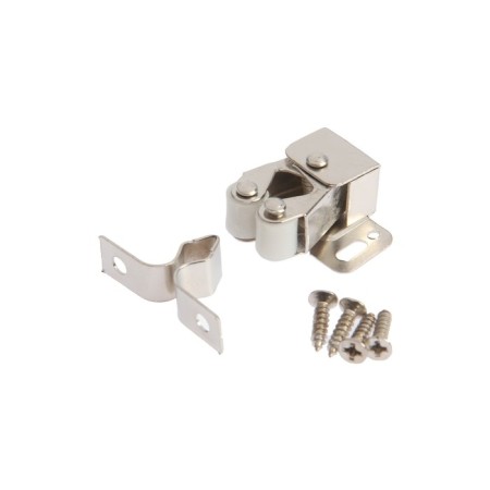 Double roller latch-stop Lockland, iron, nickel color-9