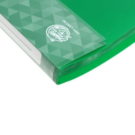 Folder with 20 A4 inserts, 600 μm, calligrata, 15 mm, green-3