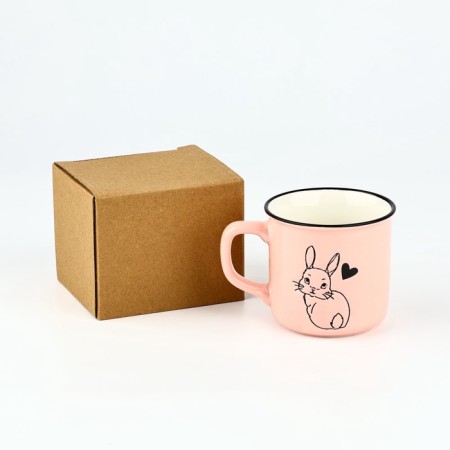 Ceramic bunny mug, 210 ml-5