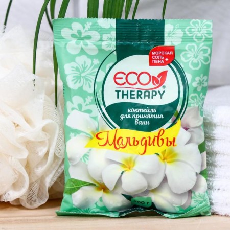 Salt for baths Eco -therapy, Maldives, 100 g