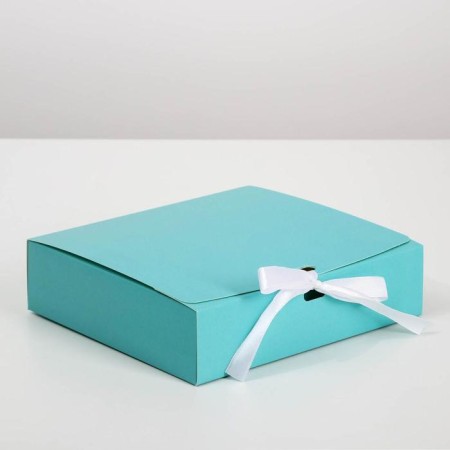 Gift folding box, packaging, Tiffany, 31 x 24.5 x 8 cm-2