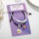 Bracelets "Demetrons" chamomile with locks, colored, 7 cm