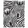 Pillow Bellard “Touching zebra, decorative, size 16x45 cm