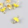 Decor for creativity metal, enamel "Umbrella" 1.1x1.8 cm