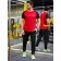 Sports T -shirt male ise, size 46, red color