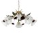 Rosetta chandelier 6he27 40w beige 75x75x30-90cm Bayerlux