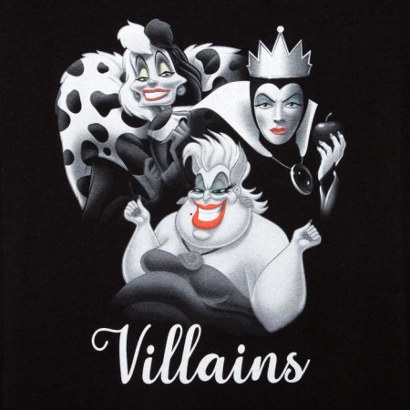 Футболка "Villains" Злодейки, черный-4