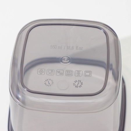 A set of cans for bulk products with a vacuum lid 3 pcs 0.55/1.2/1.75l-3