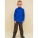 Turtleneck for the boy Pelican, height 128 cm, color ultramarin