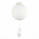 Suspension EVOLUCE. Sle115412-01. Modena. 1x60 W, E27, 25x25x51.2 cm, white color