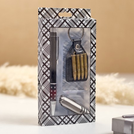 Gift set 3B1 (pen, knife 3B1, keychain)-1